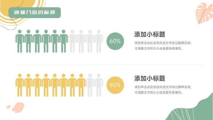 绿色多用途卡通总结及未来展望PPT模板