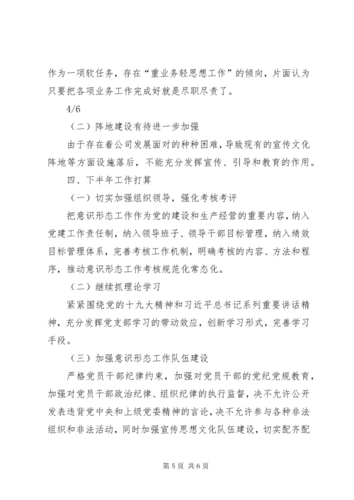 4某年党支部意识形态工作总结.docx