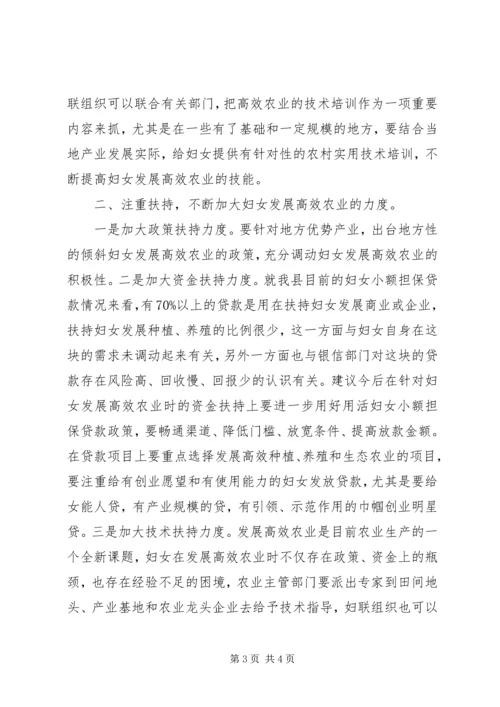 促进妇女增收致富的调查和建议_1.docx