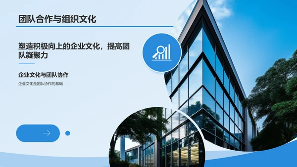 蓝色扁平风团队合作的重要性PPT模板