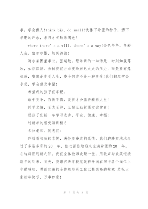 过新年的感受个人演讲稿5篇.docx