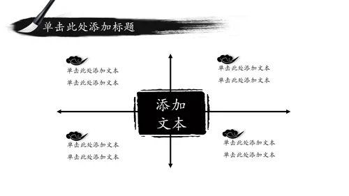 古典唯美简约水墨传统文化PPT模板