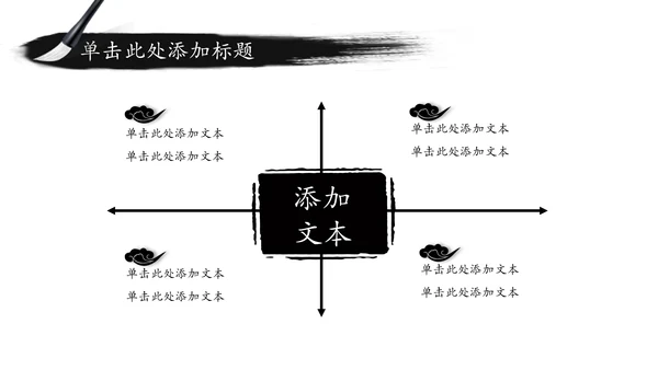 古典唯美简约水墨传统文化PPT模板