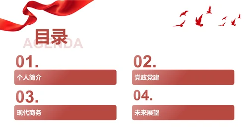 团支书竞选个人展示PPT模板