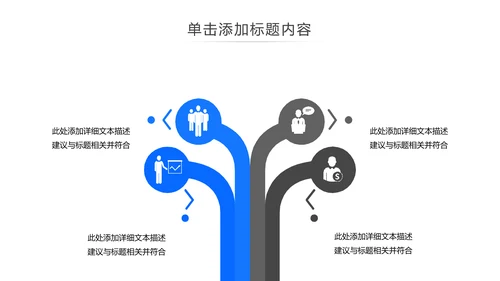 蓝色欧美风公司简介企业宣传商务PPT模板