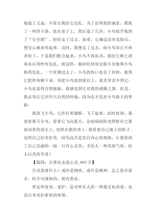 关于善良的作文.docx