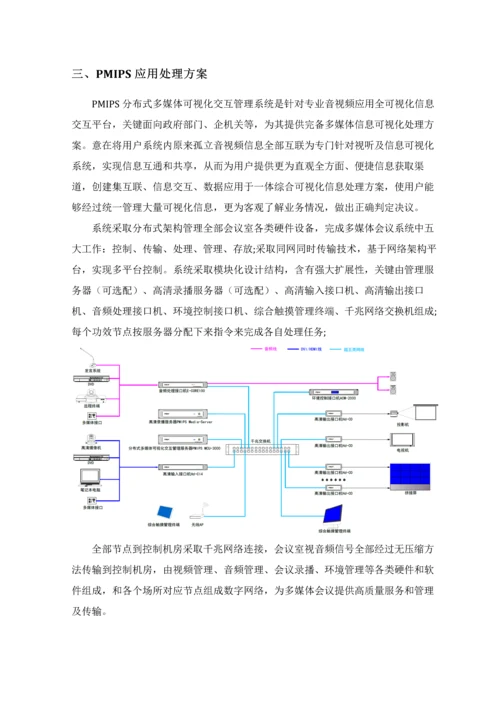 分布式多媒体可视化交互综合管理系统专业方案.docx