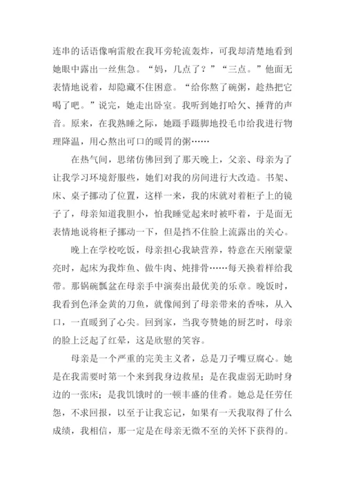 我的母亲初三作文.docx