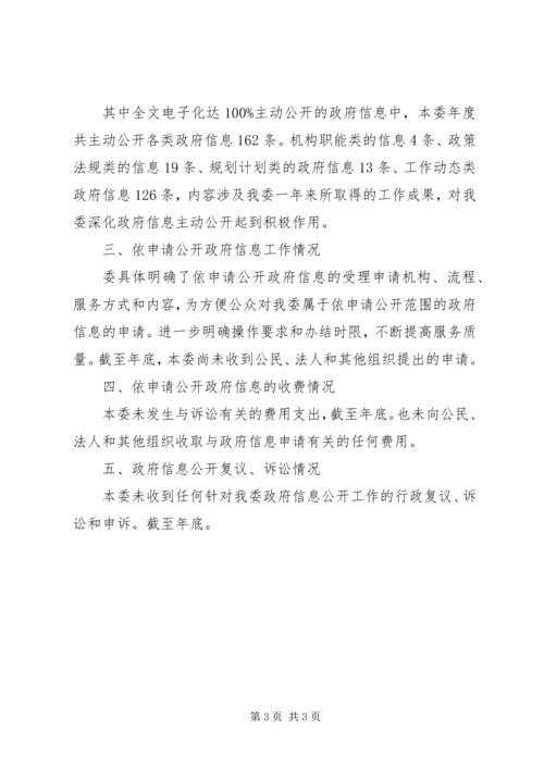 发改委信息公开健全报告范文.docx