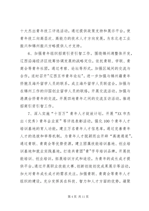 共青团工作重点.docx