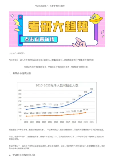 考研越来越难了？来看看考研大趋势.docx