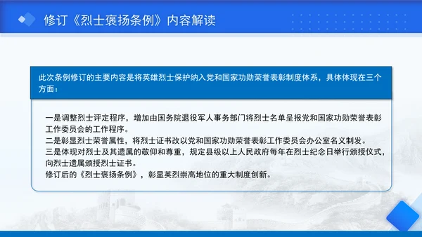 2024年新修订烈士褒扬条例解读全文学习PPT课件