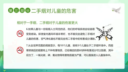 世界无烟日幼儿园禁烟家长会PPT课件