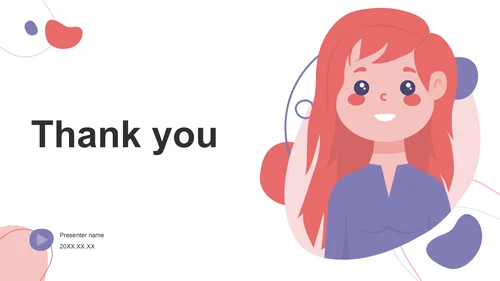 粉色卡通风应届生求职简历PPT主题