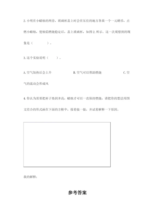 教科版小学三年级上册科学期末测试卷精选.docx