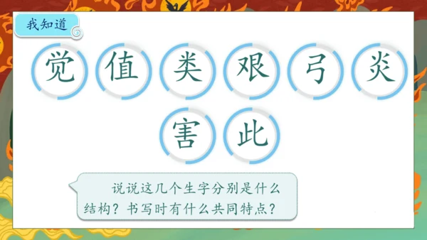 【核心素养】部编版语文二年级下册-24. 羿射九日 第1课时（课件）
