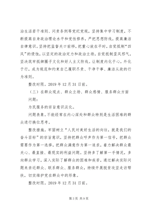 某某党员同志思想问题清单及整改措施.docx