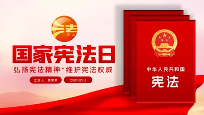 国家宪法日全国法制宣传日宪法宣传周工作方案PPT