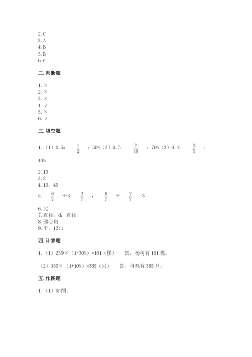 小学数学六年级上册期末考试试卷含答案【能力提升】.docx