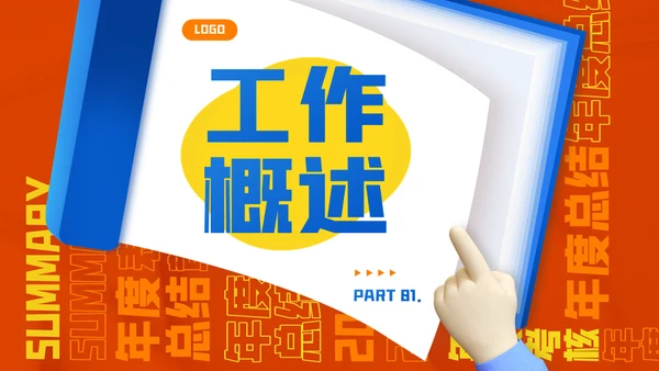 创意年终总结通用PPT模板
