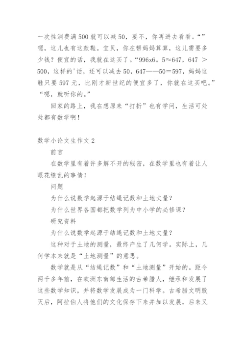 数学小论文生作文.docx