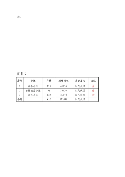 煤改气实施专业方案.docx