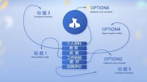 蓝色大气毕业典礼晚会通用动态PPT