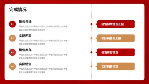 红色简约工作总结汇报PPT模板