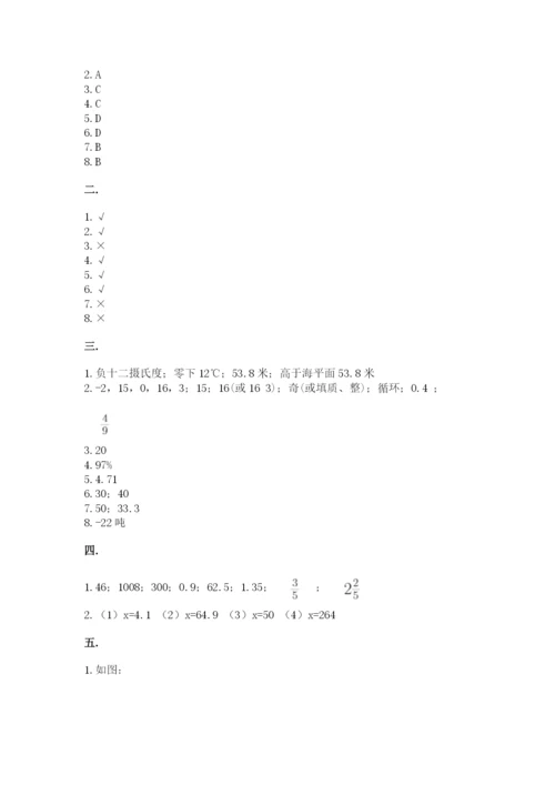 西师大版数学小升初模拟试卷精品（夺分金卷）.docx