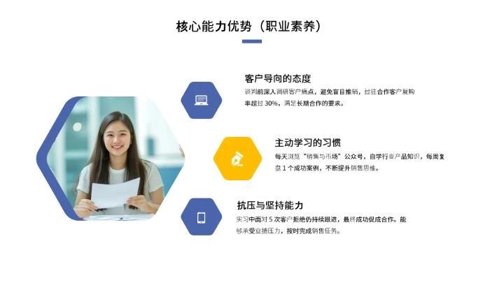 工商管理专业大学生求职个人能力综合展示职业生涯规划通用PPT模版