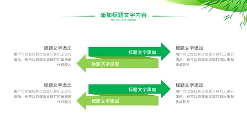 绿色低碳简约生态环保主题演讲汇报ppt模板