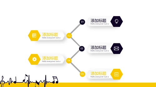创意时尚音乐教学设计动态PPT模板