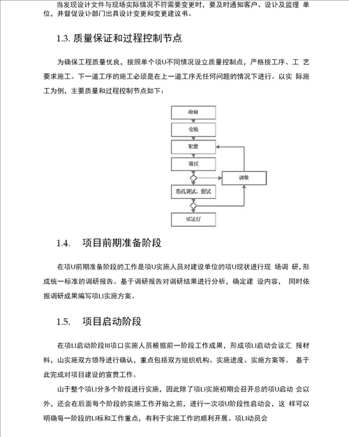 项目质量保障体系及措施