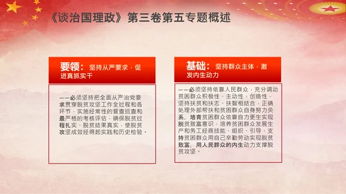 谈治国理政第五专题决胜决战脱贫攻坚PPT小康社会