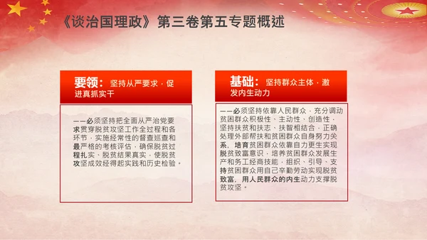 谈治国理政第五专题决胜决战脱贫攻坚PPT小康社会