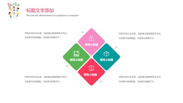 儿童牙齿牙科口腔保健预防与保护PPT模板