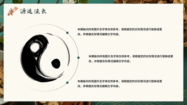绿色高级中国风中医中药传统文化科普PPT模板