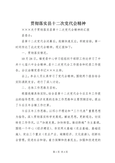 贯彻落实县十二次党代会精神 (4).docx