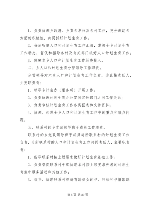 社区人口与计划生育职能职责.docx