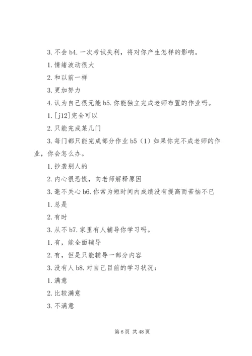 困境未成年人保护调查问卷.docx