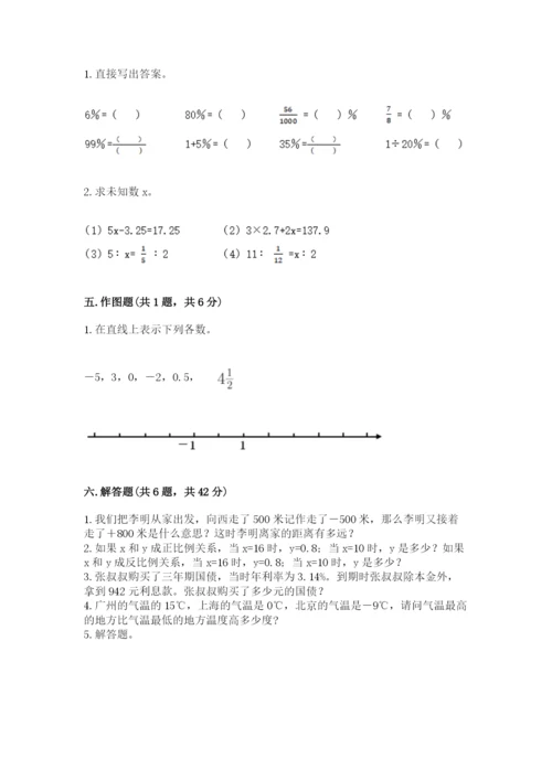 北京版六年级下册期末真题卷精编.docx