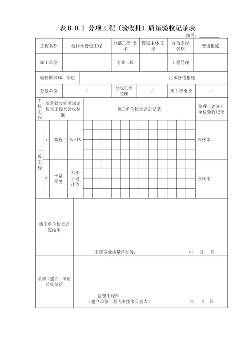 污水管道基础资料