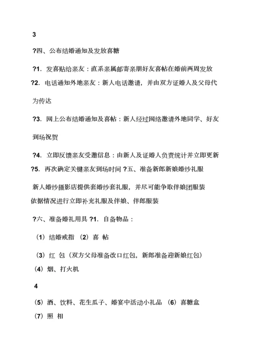 婚庆活动专业策划专项方案.docx