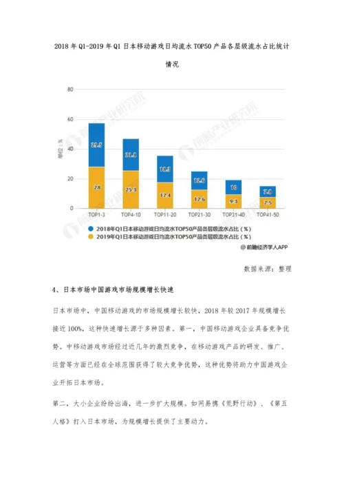 日本移动游戏行业市场分析市场规模不断攀升-中国游戏市场规模增长快速.docx