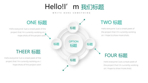 简约清新牙科工作总结动态PPT