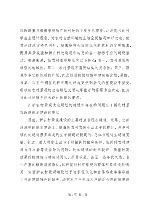 新农村景观改造规划.docx