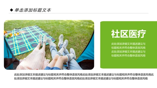 社区医疗保险保障工作总结汇报动态ppt模板