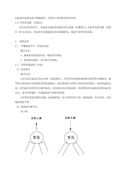 PPR塑铝稳态管材生产设备与工艺技术document8页