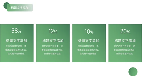 绿色简洁员工职业规划PPT模板