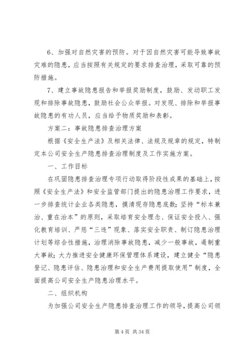 事故隐患排查治理方案.docx
